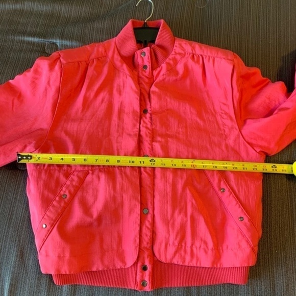 Vintage Y2K Jordache Puffer Ski Bomber Jacket Pink - Picture 15 of 16